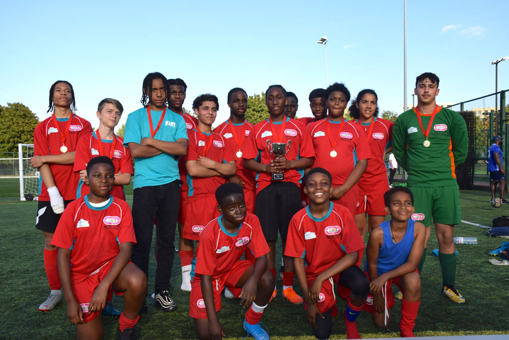 Young football team