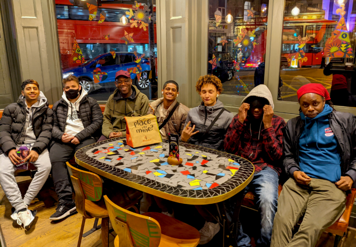 We took our Older Futures group on a trip to Nando's at end of 2021